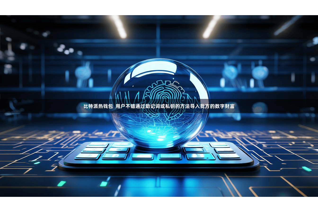比特派热钱包 用户不错通过助记词或私钥的方法导入我方的数字财富