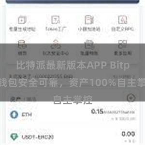 比特派最新版本APP Bitpie钱包安全可靠，资产100%自主掌控