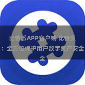 比特派APP客户端 比特派：全方位保护用户数字资产安全