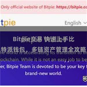 Bitpie交易 快速上手比特派钱包，多链资产管理全攻略