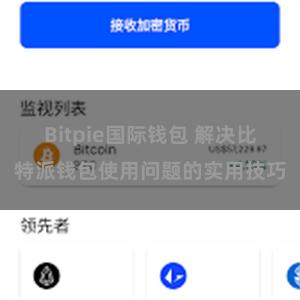 Bitpie国际钱包 解决比特派钱包使用问题的实用技巧