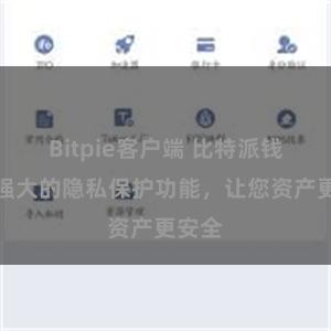 Bitpie客户端 比特派钱包：强大的隐私保护功能，让您资产更安全