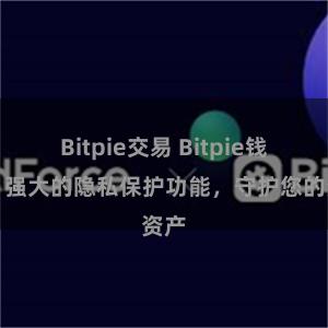 Bitpie交易 Bitpie钱包：强大的隐私保护功能，守护您的资产