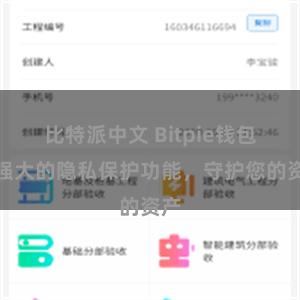 比特派中文 Bitpie钱包：强大的隐私保护功能，守护您的资产