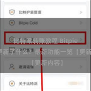 比特派转账教程 Bitpie钱包更新了什么？最新功能一览【更新内容】