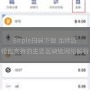 Bitpie扫码下载 比特派钱包支持的主要区块链网络解析