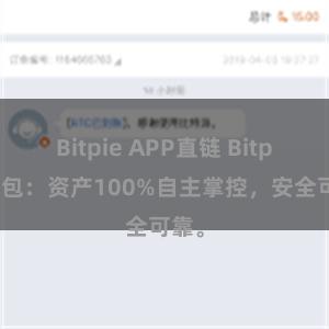 Bitpie APP直链 Bitpie钱包：资产100%自主掌控，安全可靠。