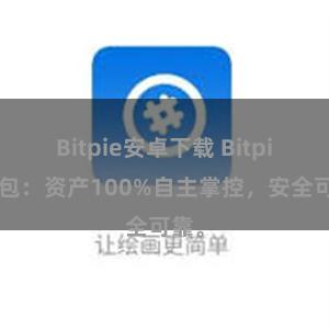 Bitpie安卓下载 Bitpie钱包：资产100%自主掌控，安全可靠。