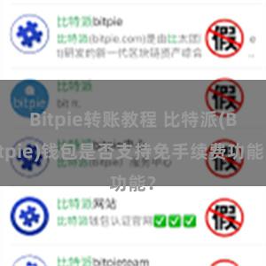 Bitpie转账教程 比特派(Bitpie)钱包是否支持免手续费功能？