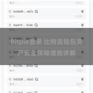 Bitpie登录 比特派钱包资产安全保障措施详解