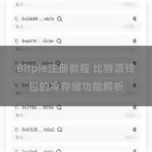 Bitpie注册教程 比特派钱包的冷存储功能解析