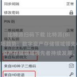 比特派扫码下载 比特派(Bitpie)钱包市场趋势：数字资产存储领域领先者持续发展。