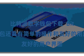 比特派数字钱包下载  Bitpie钱包还具有简单的操作和友好的用户界面