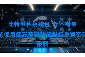 比特派私钥钱包  您不错尝试使用健忘密码功能进行重置密码