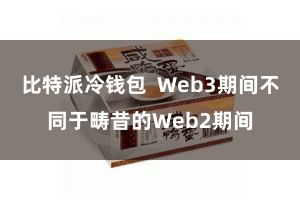 比特派冷钱包  Web3期间不同于畴昔的Web2期间