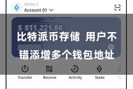 比特派币存储  用户不错添增多个钱包地址
